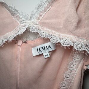 LOBA Iria Slip Dress in Dusty Pink